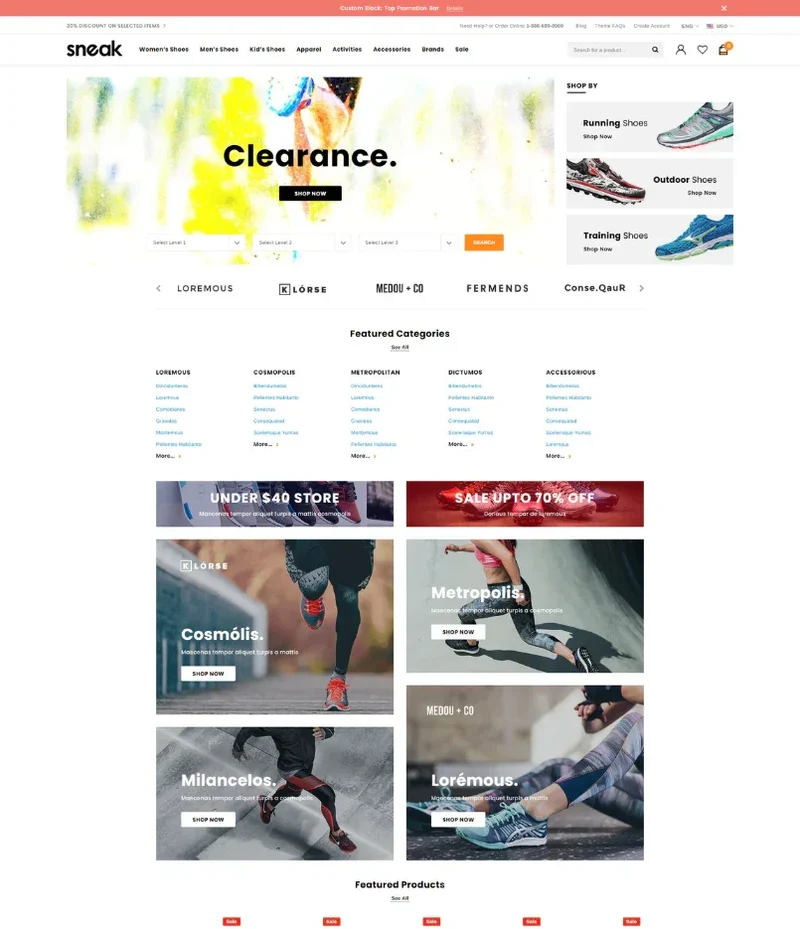 Sneak – Shoes and Sport