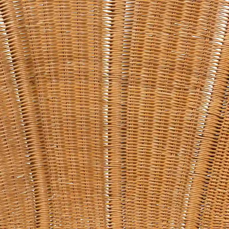 Fauteuil d'appoint fleur Blossom en rotin bohème miel