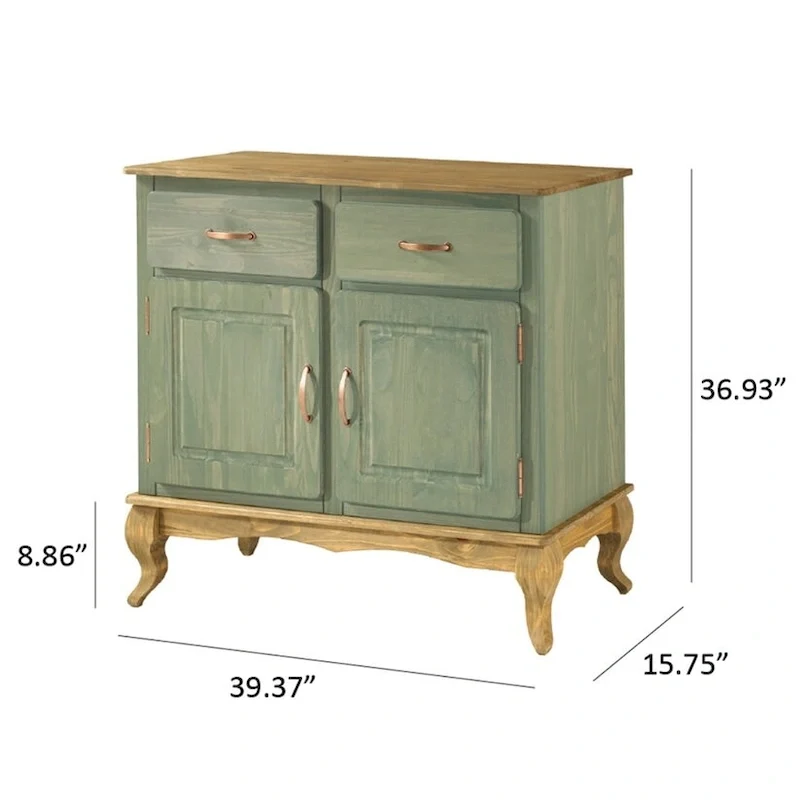 Buffet Vert en Bois