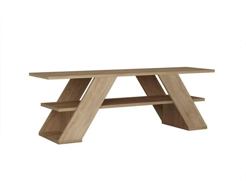 EVOR - Stand TV Moderne 120CM Chene