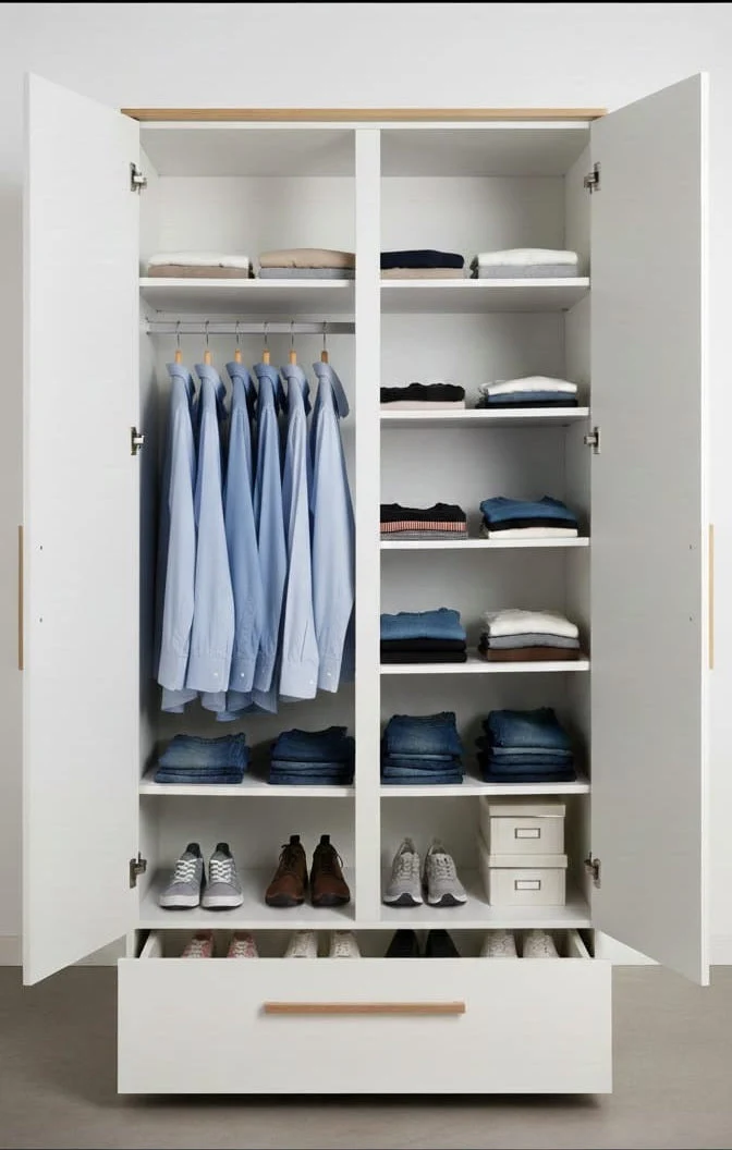 NIPTON - ARMOIRE - 190x80x35 cm