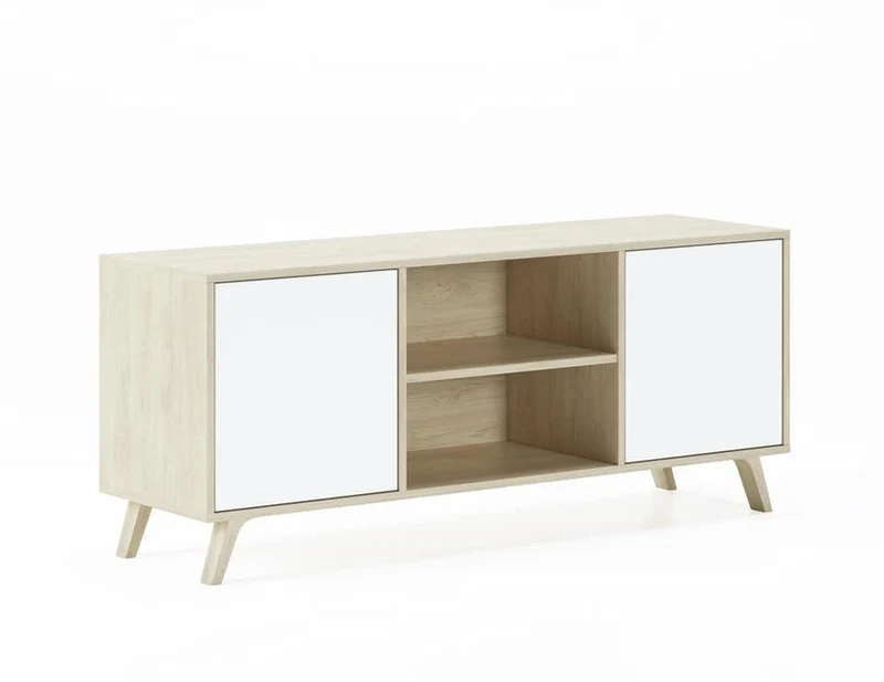 Meuble Tv 136 cm Double Etagere VOGUE