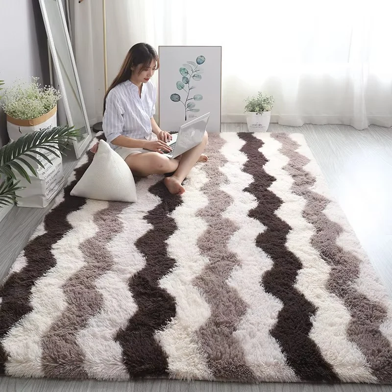 Tapis de Hall Moelleux Blanc - Doux, Antidérapant et Moderne 1