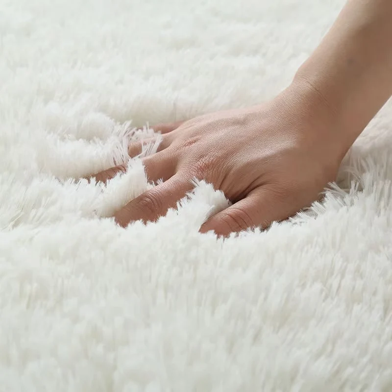 Tapis de Hall Moelleux Blanc - Doux, Antidérapant et Moderne 1