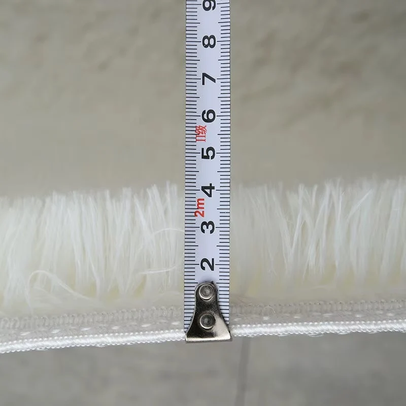 Tapis de Hall Moelleux Blanc - Doux, Antidérapant et Moderne 1