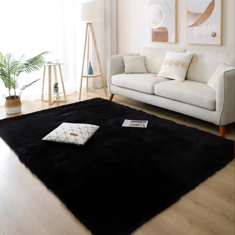 Tapis de Hall Moelleux Blanc - Doux, Antidérapant et Moderne 1