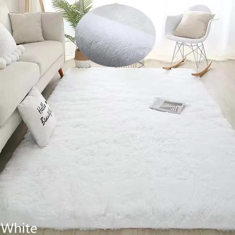 Tapis de Hall Moelleux Blanc - Doux, Antidérapant et Moderne 1
