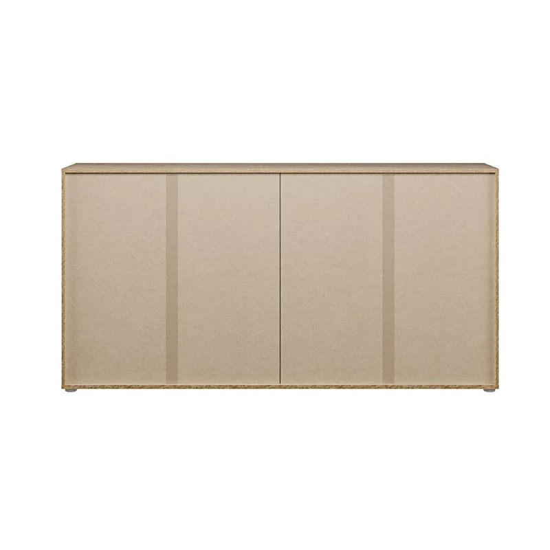 Madia 4 ante e 2 cassetti in rovere e bianco 159 cm Nilo