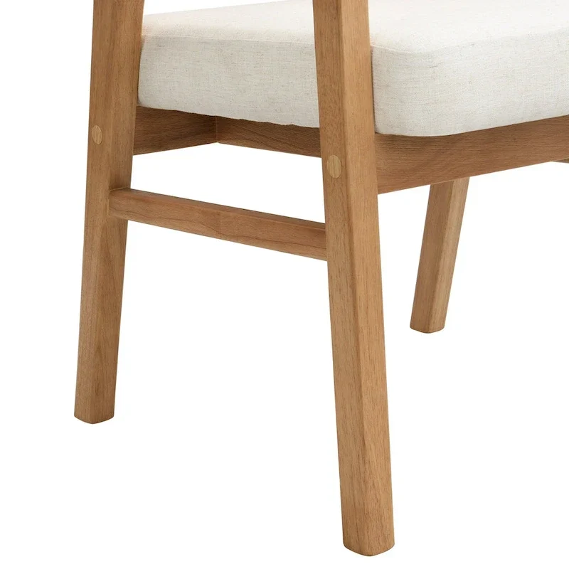 Christopher Knight Home - Chaise de salle à manger capitonnée en cannage (Lot de 2)