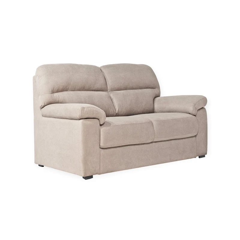 Divano 2 posti tessuto Roma03 colore lino 160x98x92h Alenda