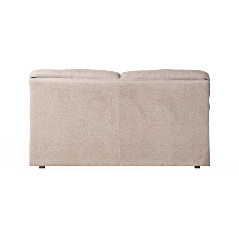 Divano 2 posti tessuto Roma03 colore lino 160x98x92h Alenda