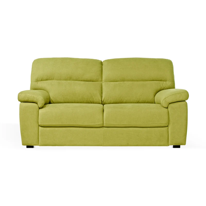 Divano 2 posti tessuto Roma16 colore verde 160x98x92h Alenda