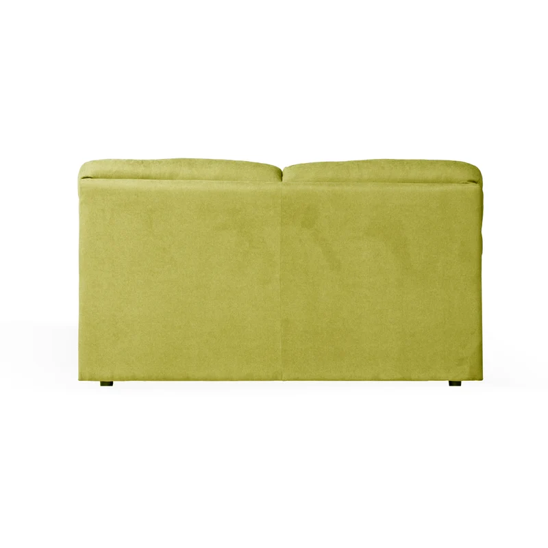 Divano 2 posti tessuto Roma16 colore verde 160x98x92h Alenda