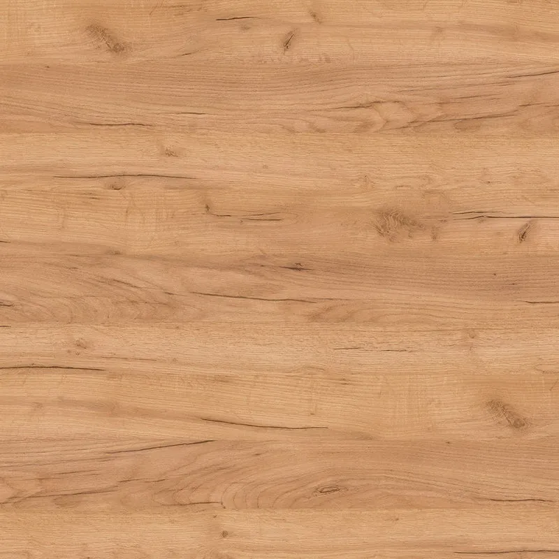 Tavolo allungabile 160 cm con piano rovere nodato e gambe incrociate antracite Milonga410