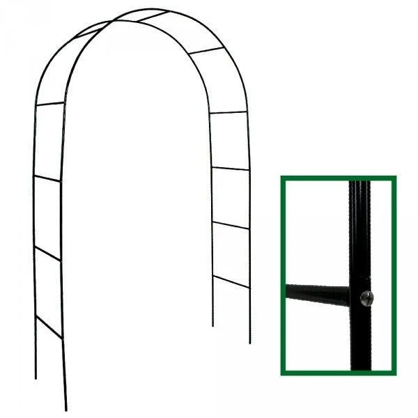 Arche arceau rosier treillis de jardin support 240 cm pour plantes grimpantes 2008080