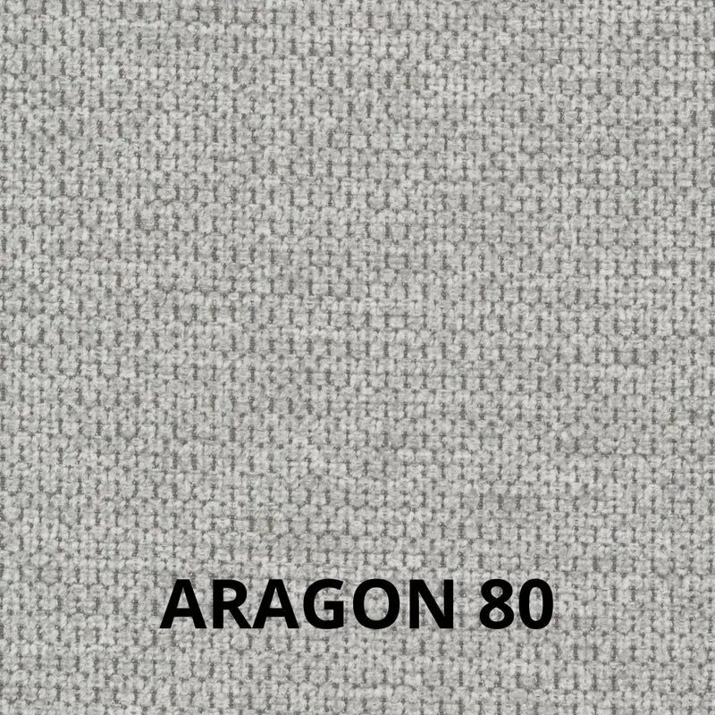 Divano letto 3 posti tessuto grigio chiaro 205x100x102H materasso 20 cm Marea