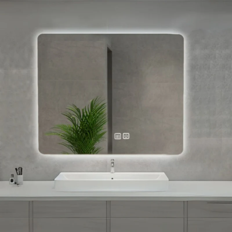 Specchio smart rettangolare YJ-7090A con retroilluminazione 90x70