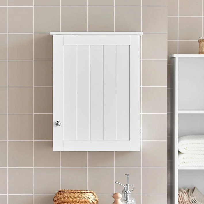 Vorverkauf | SoBuy | Hängeschrank Bad | Wandschrank | Medizinschrank | Weiß | BZR19-W