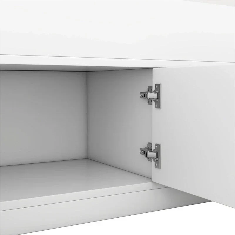 Lit plateforme capitaine double/grand avec 4 tiroirs et étagères de rangement, cadre de lit en bois massif avec tête de lit bibliothèque de rangement