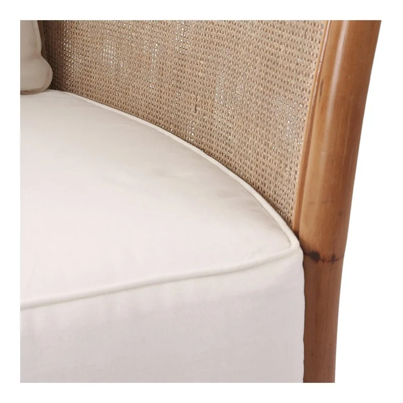 Fauteuil d'appoint en rotin Tatum