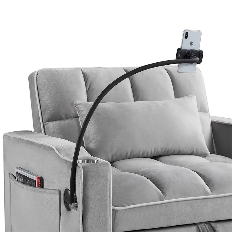 Fauteuil-lit convertible réglable, lit d'appoint escamotable