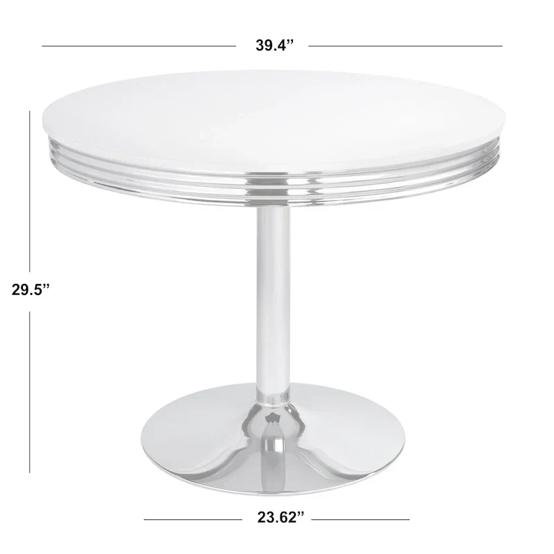 Ensemble de salle à manger rétro 5 pièces Raleigh Simple Living