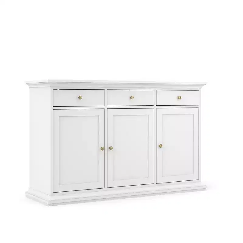 Tvilum, Buffet 3 portes et 3 tiroirs, Blanc