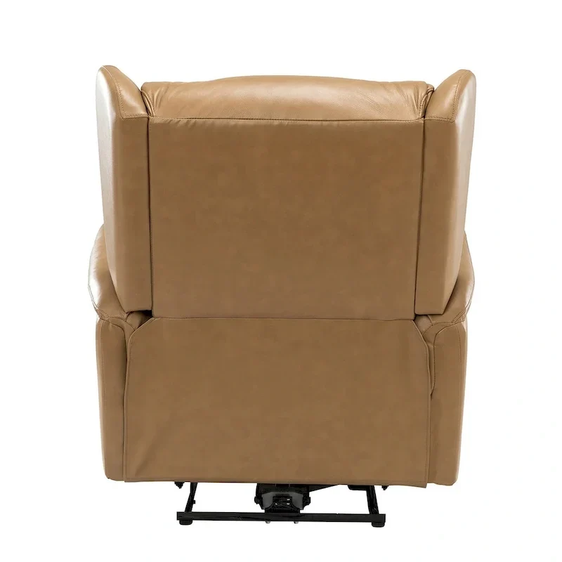 Fauteuil inclinable électrique Eduardo en cuir véritable avec port USB (ensemble de 2)