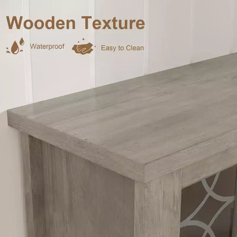 Meuble TV avec tiroirs de rangement, Meuble TV, Table console TV pour salon/chambre à coucher, Armoire de rangement