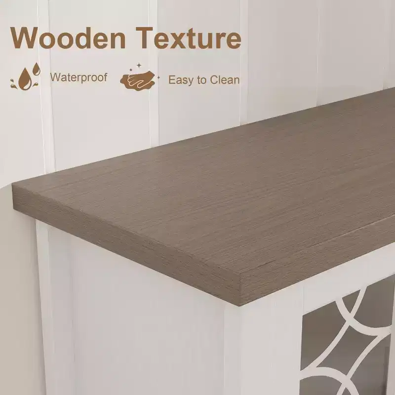 Meuble TV avec tiroirs de rangement, Meuble TV, Table console TV pour salon/chambre à coucher, Armoire de rangement