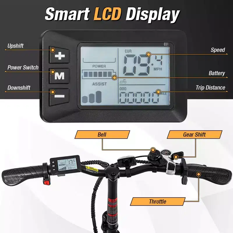 Vélo électrique pliant tout-terrain Costway pour adultes, avec pneus larges de 20 pouces, moteur sans balais de 750 W, batterie 54 V 13 Ah, certifié UL2849