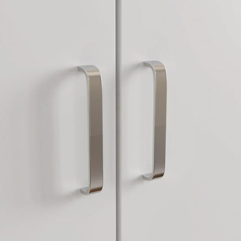 Armoire de chambre autonome à 2 portes avec tringle à vêtements