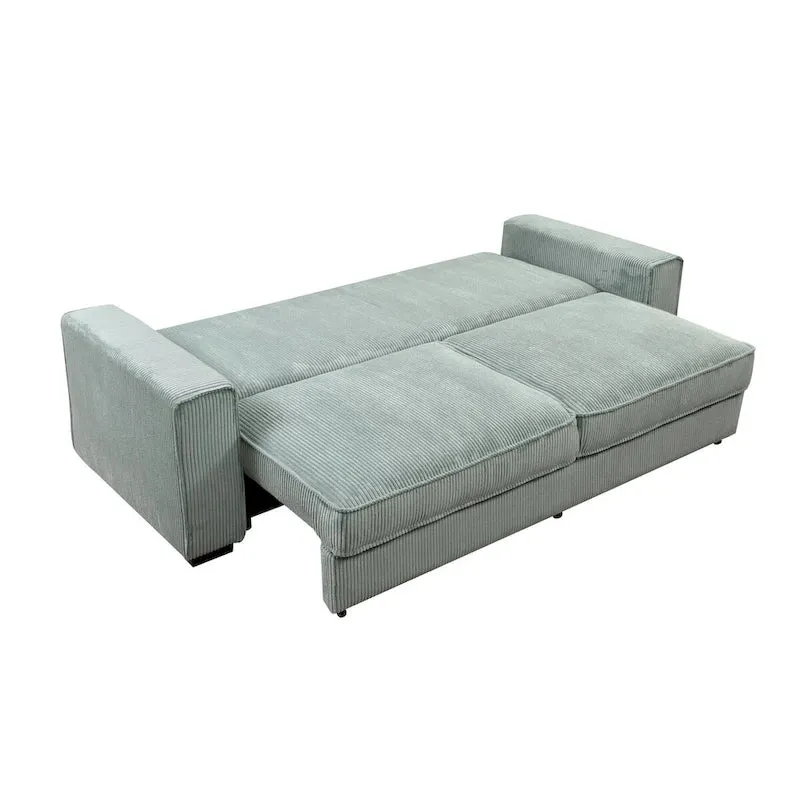 Roomfitters Grand canapé-lit avec rangement, mobilier de canapé moderne à 3 places, canapé rembourré pour petits espaces