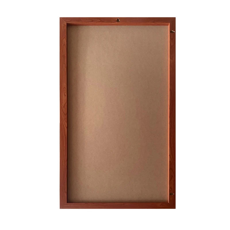 Specchiera rettangolare con cornice sintesi ciliegio 127x65 cm. SP49