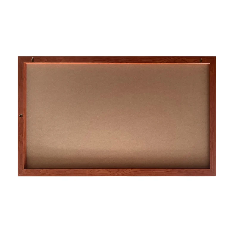 Specchiera rettangolare con cornice sintesi ciliegio 127x65 cm. SP49