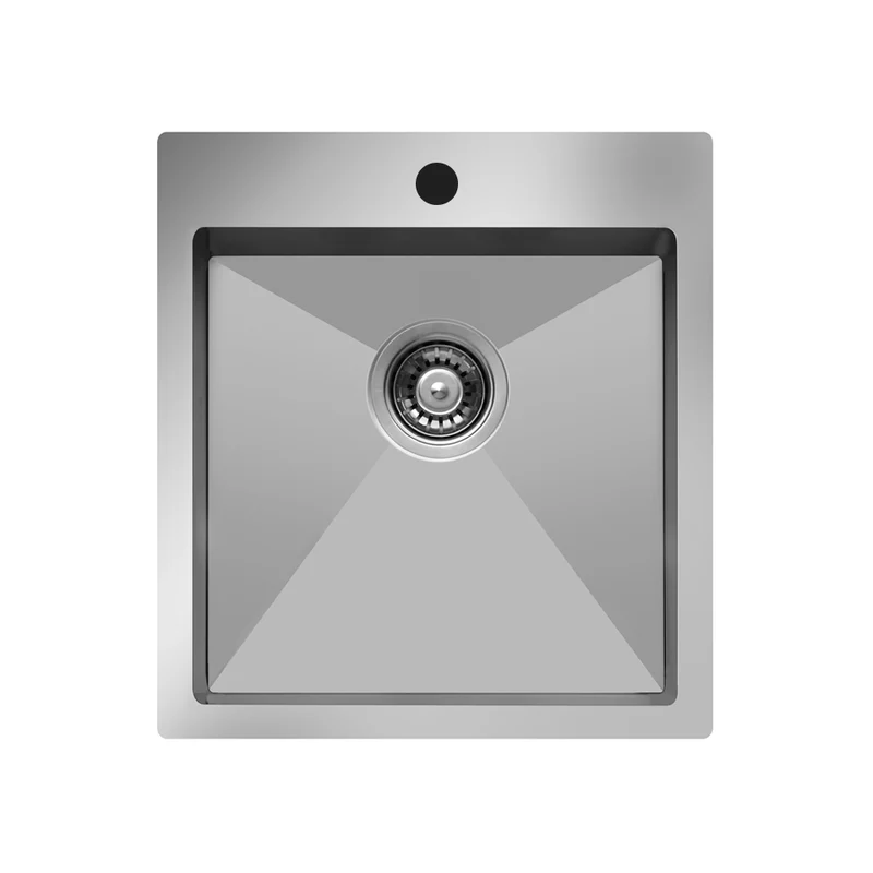 Lavello cucina incasso monovasca 45x50.5 cm inox SA310401 Samet