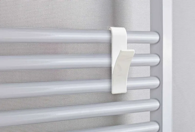 Gancio asciugamani per termoarredo colore bianco B22