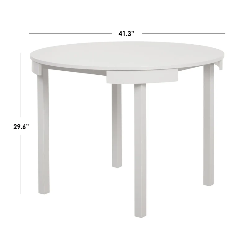 Ensemble de salle à manger rond compact 5 pièces Harrisburg Tobey