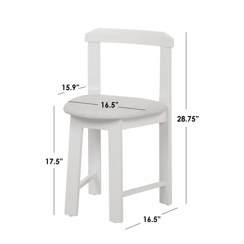 Ensemble de salle à manger rond compact 5 pièces Harrisburg Tobey