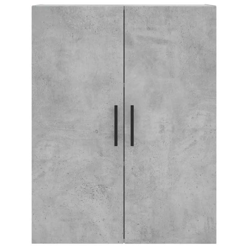 Buffet bahut commode armoire meuble de rangement organisateur cuisine salle de séjour salon haut 69,5 x 34 x 180 cm bois d'ingénierie gris 02_0034612