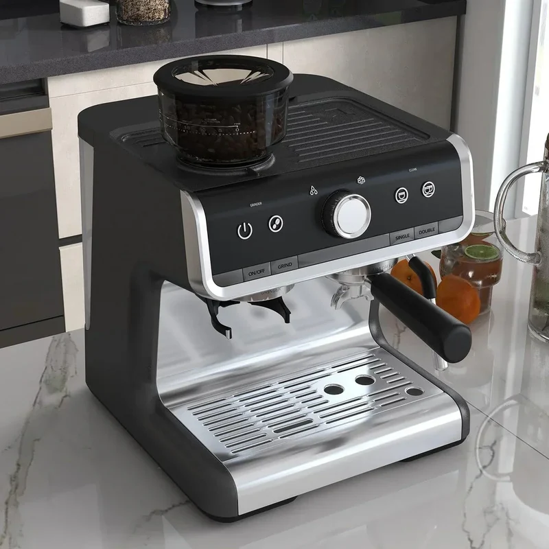 Machine à café expresso, avec moulin, réservoir d'eau de 2,8 L
