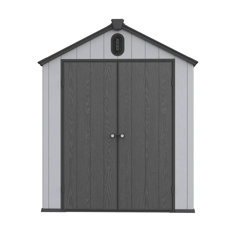 Abri de jardin en résine toutes saisons avec plancher, 1,8 m x 1,2 m/1,8 m x 2,4 m/2,4 m x 1,8 m/2,4 m x 3 m, Spire Tool Shed