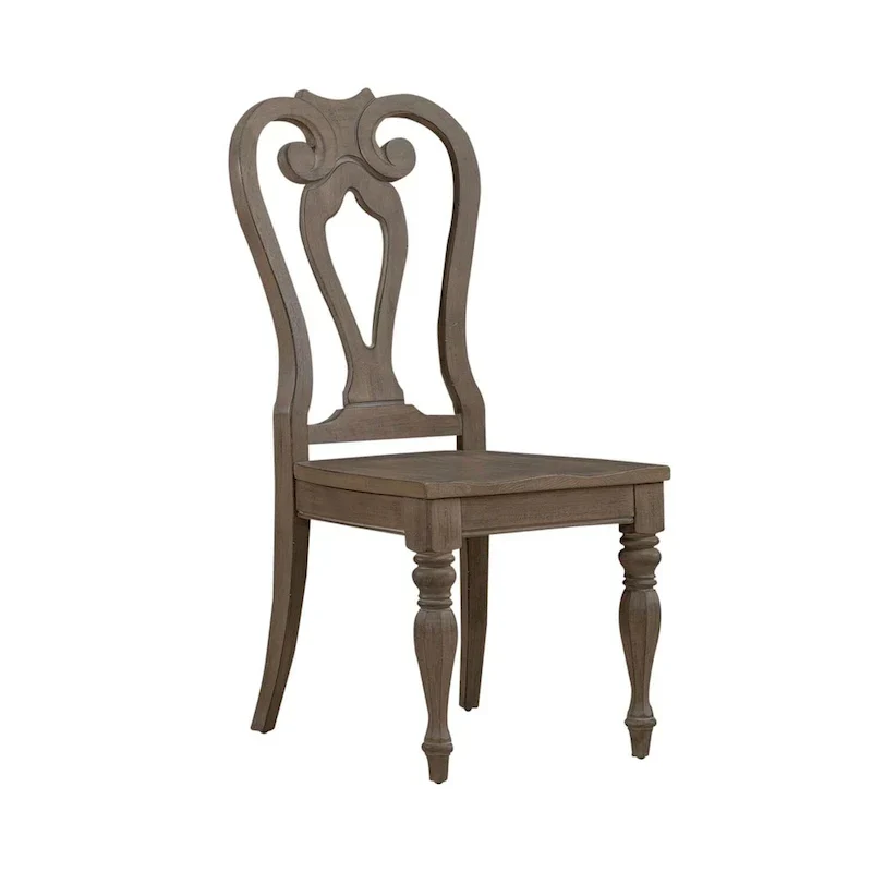 Chaise d'appoint à dossier droit Splat de Magnolia Manor (lot de 2)