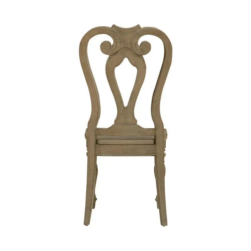 Chaise d'appoint à dossier droit Splat de Magnolia Manor (lot de 2)