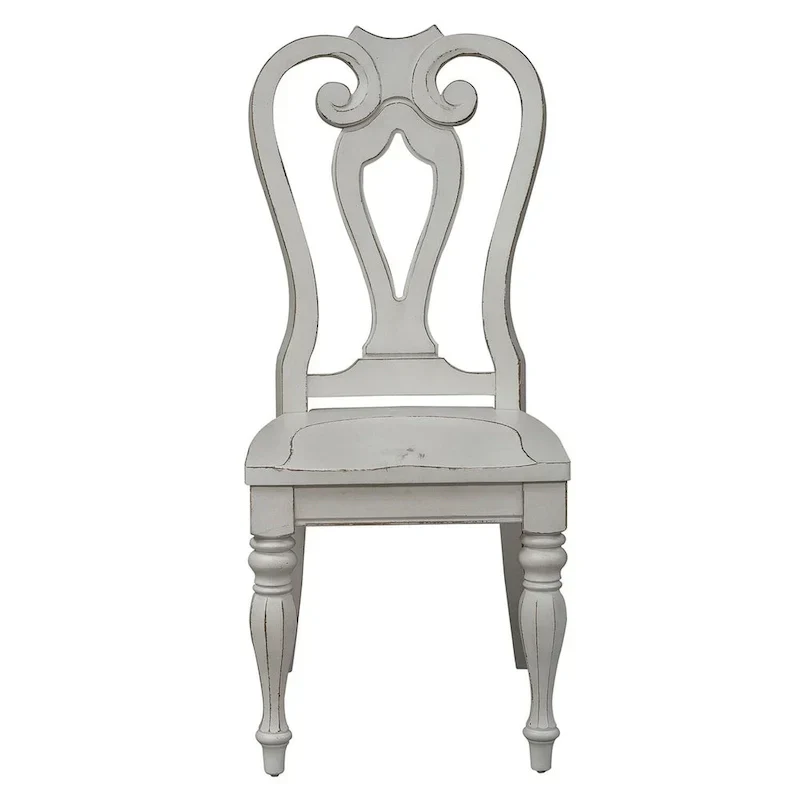 Chaise d'appoint à dossier droit Splat de Magnolia Manor (lot de 2)