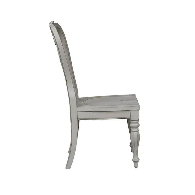 Chaise d'appoint à dossier droit Splat de Magnolia Manor (lot de 2)