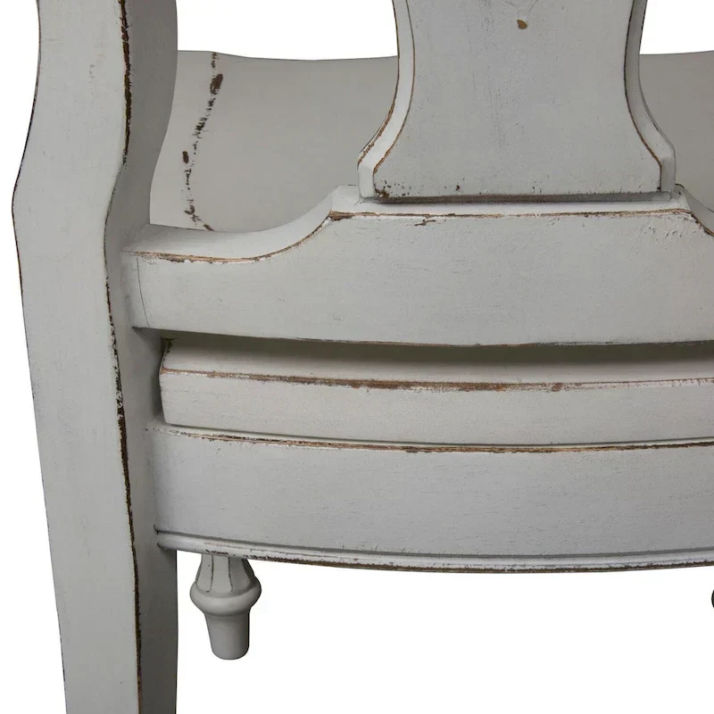 Chaise d'appoint à dossier droit Splat de Magnolia Manor (lot de 2)