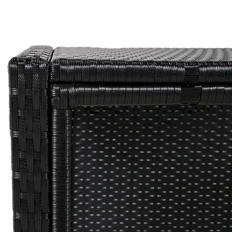 Canapé d'angle d'extérieur en rotin pour spa, forme quadrilatérale
