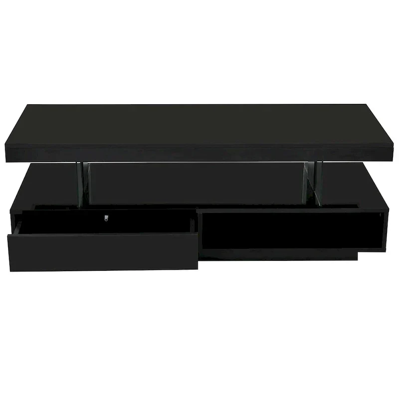Table basse LED U-Can avec rangement