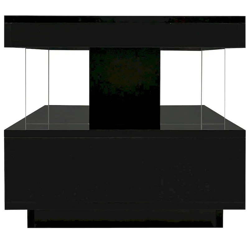 Table basse LED U-Can avec rangement